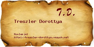 Treszler Dorottya névjegykártya