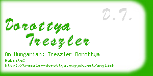 dorottya treszler business card